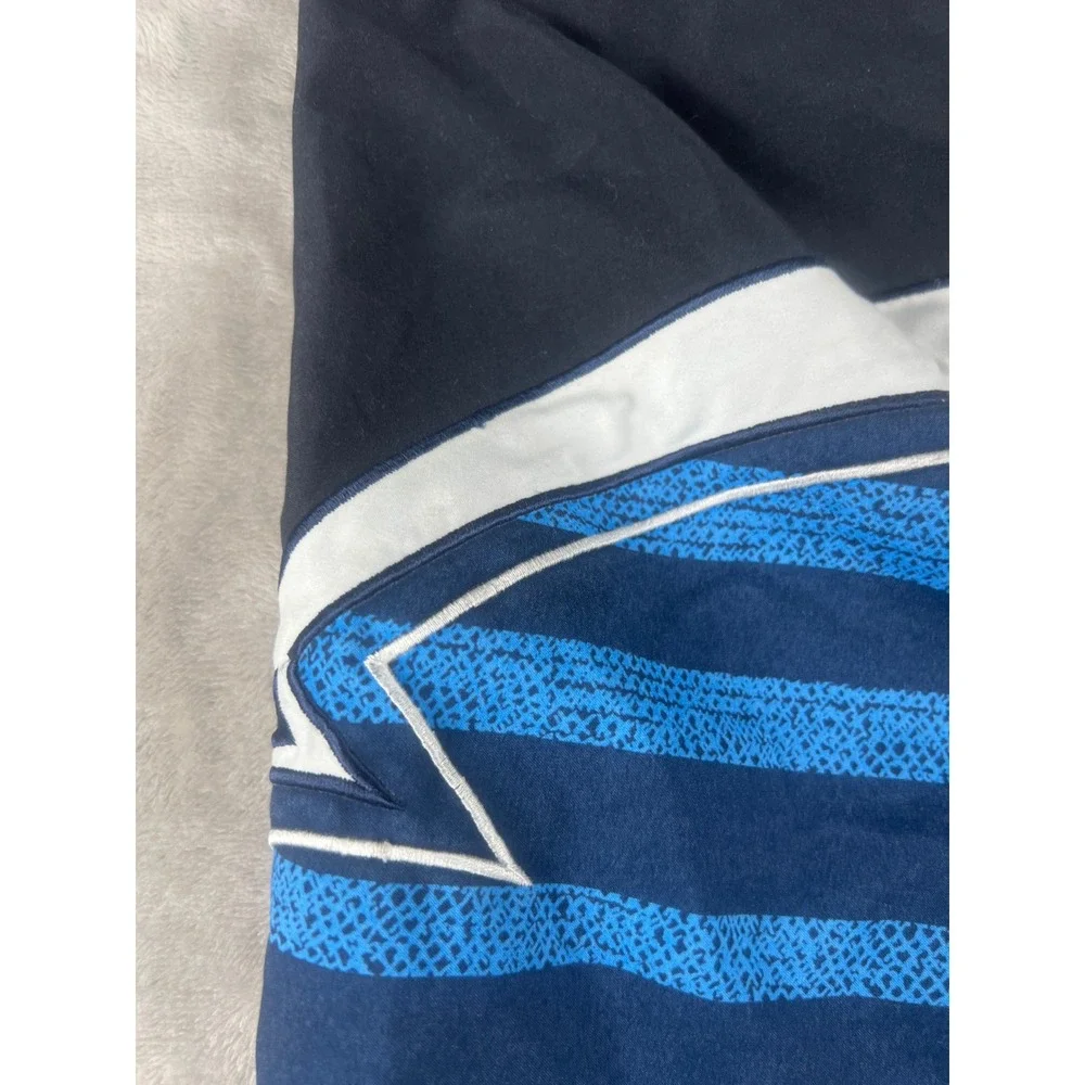 Vintage billabong Mens Blue Striped Board Shorts Size 34 Swim Trunks M122QOCC